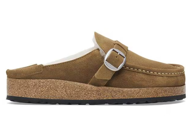 BIRKENSTOCK Buckley Shearling Clog Women’s Size US 8 / EU 39 Tea NEW – 1018127
