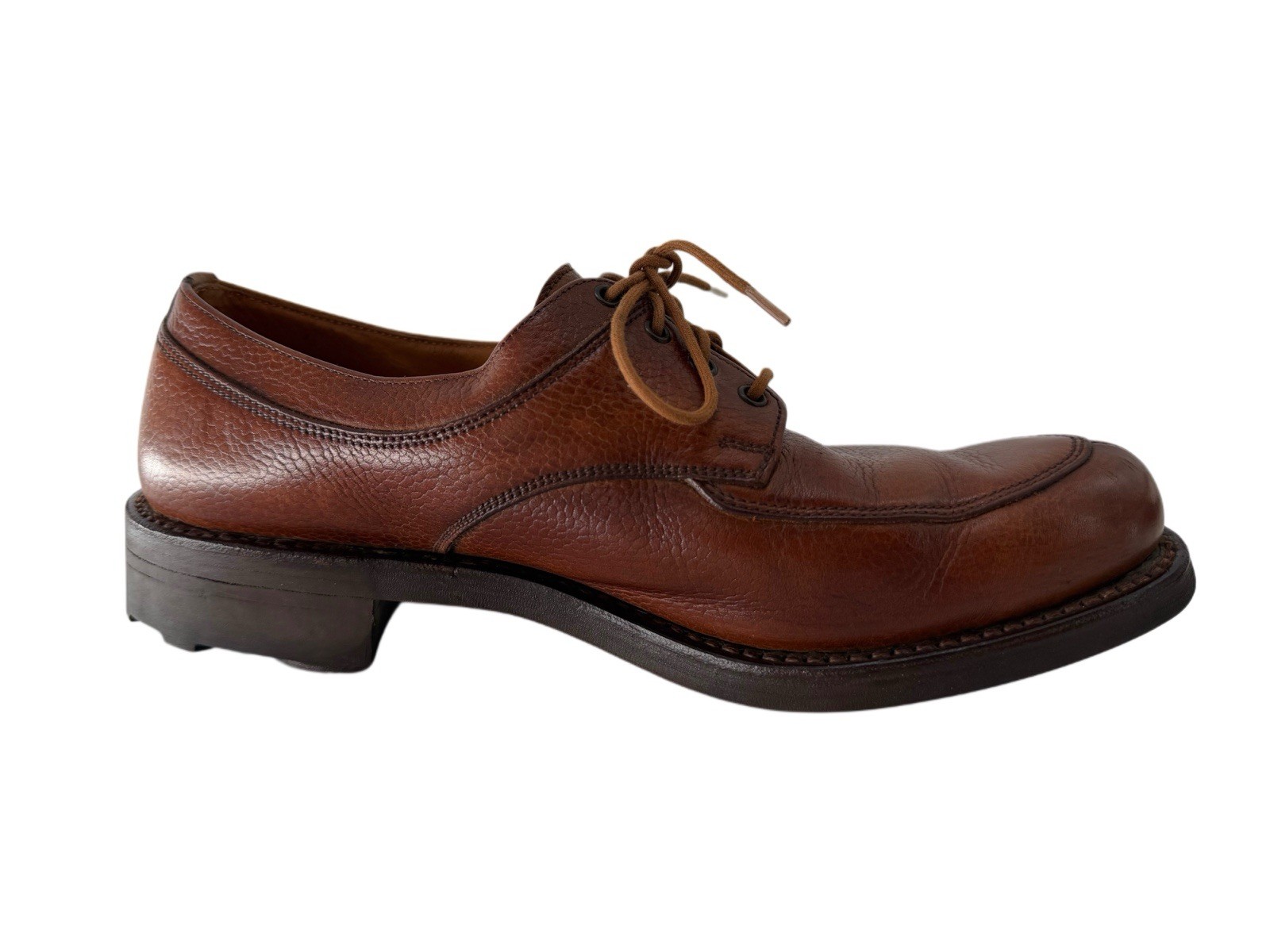 Ralph Lauren Crockett Jones Bench Oxford Shoes Women Sz 9.5 B Brown England YGI