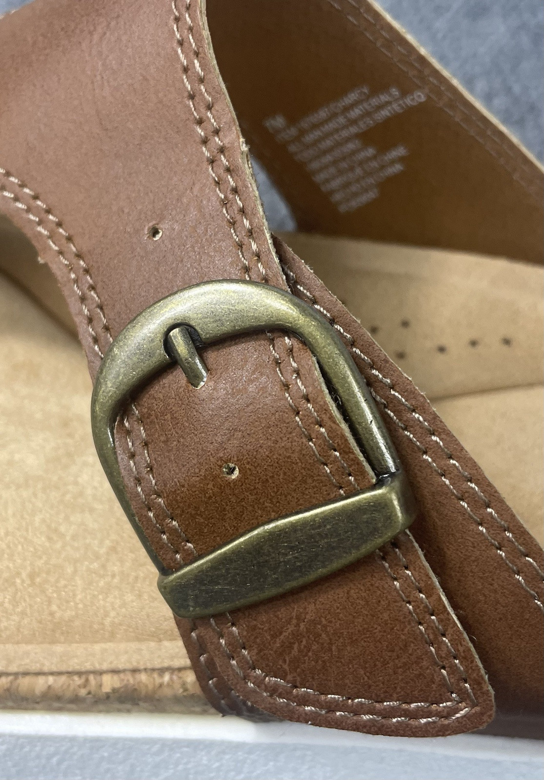 IZOD Women’s Lot of 2 Charcy Strap Sandals Brown & White Pick Size New w/o Box