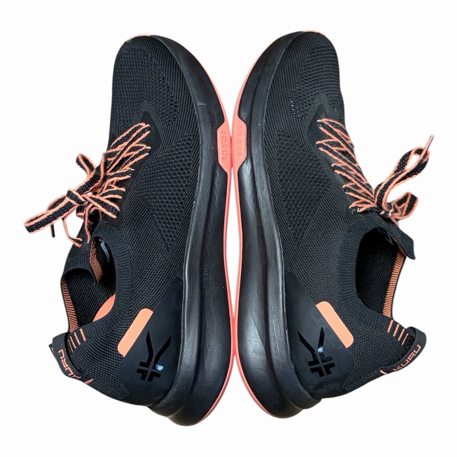 KURU FLUX Black-SoftCoral NOVAKnit EVA Foam Running Shoes Women’s 11 Sneakers