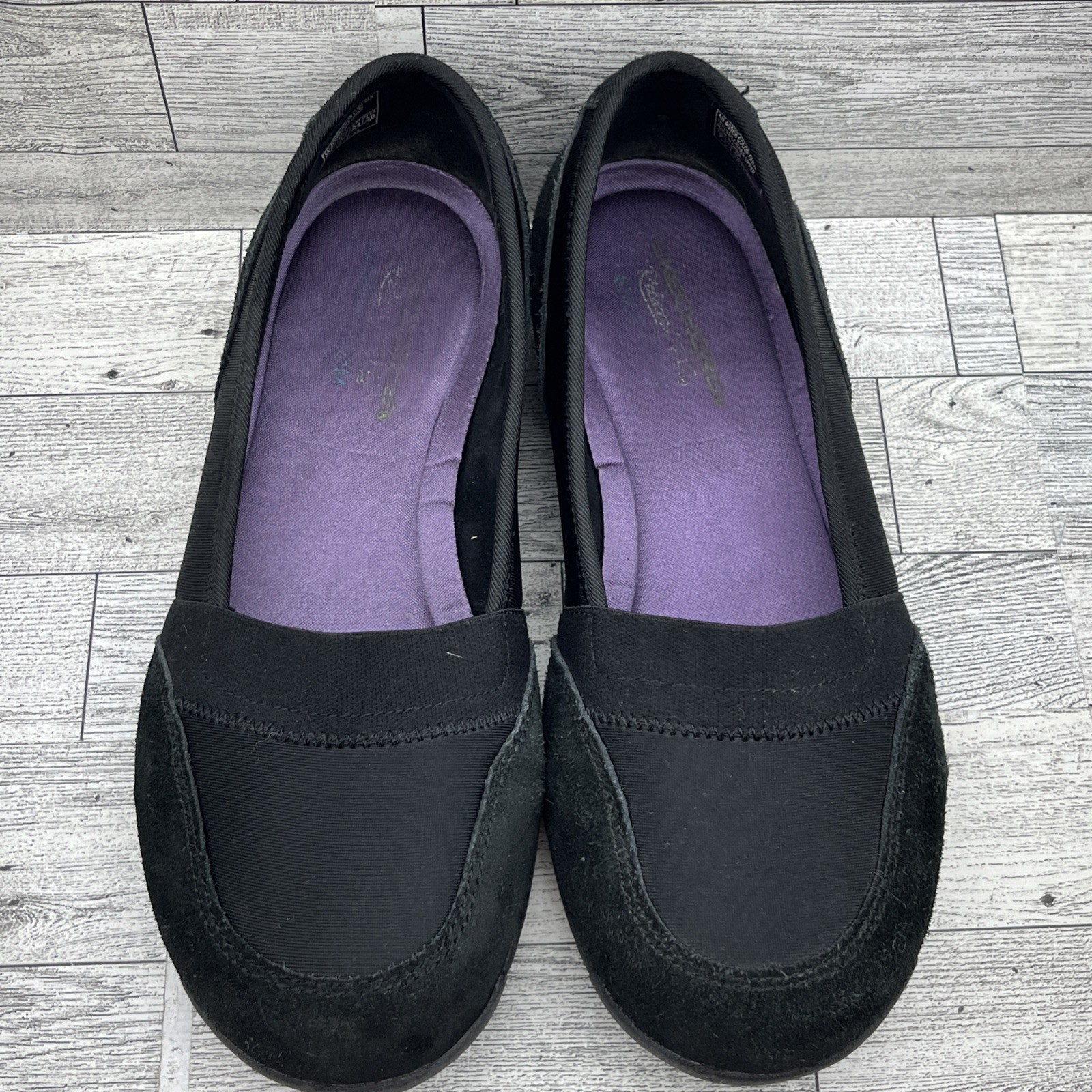 Skechers Relaxed Fit Career 9 To 5 Black Loafer Shoes 48988 Women Size 7