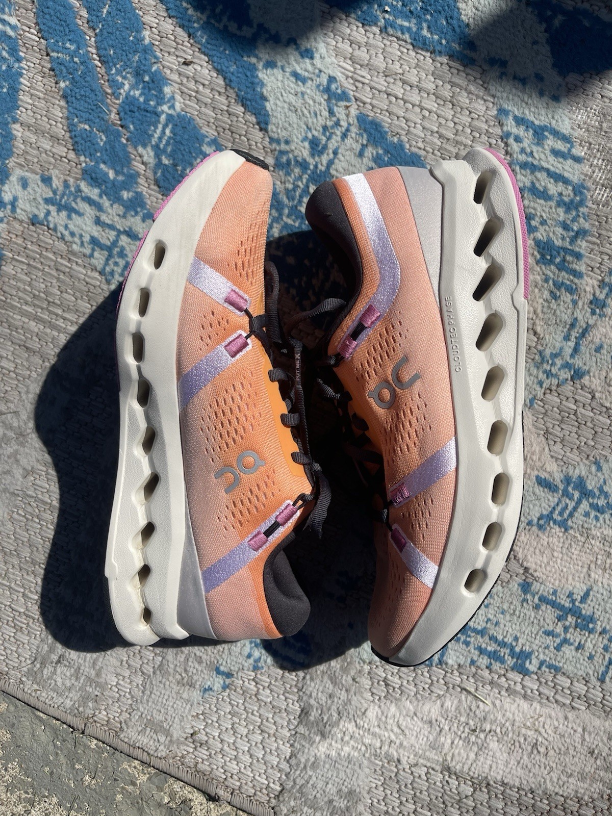 ON Cloudsurfer 2 Womens Size 9 Medium Width Tangerine Ivory