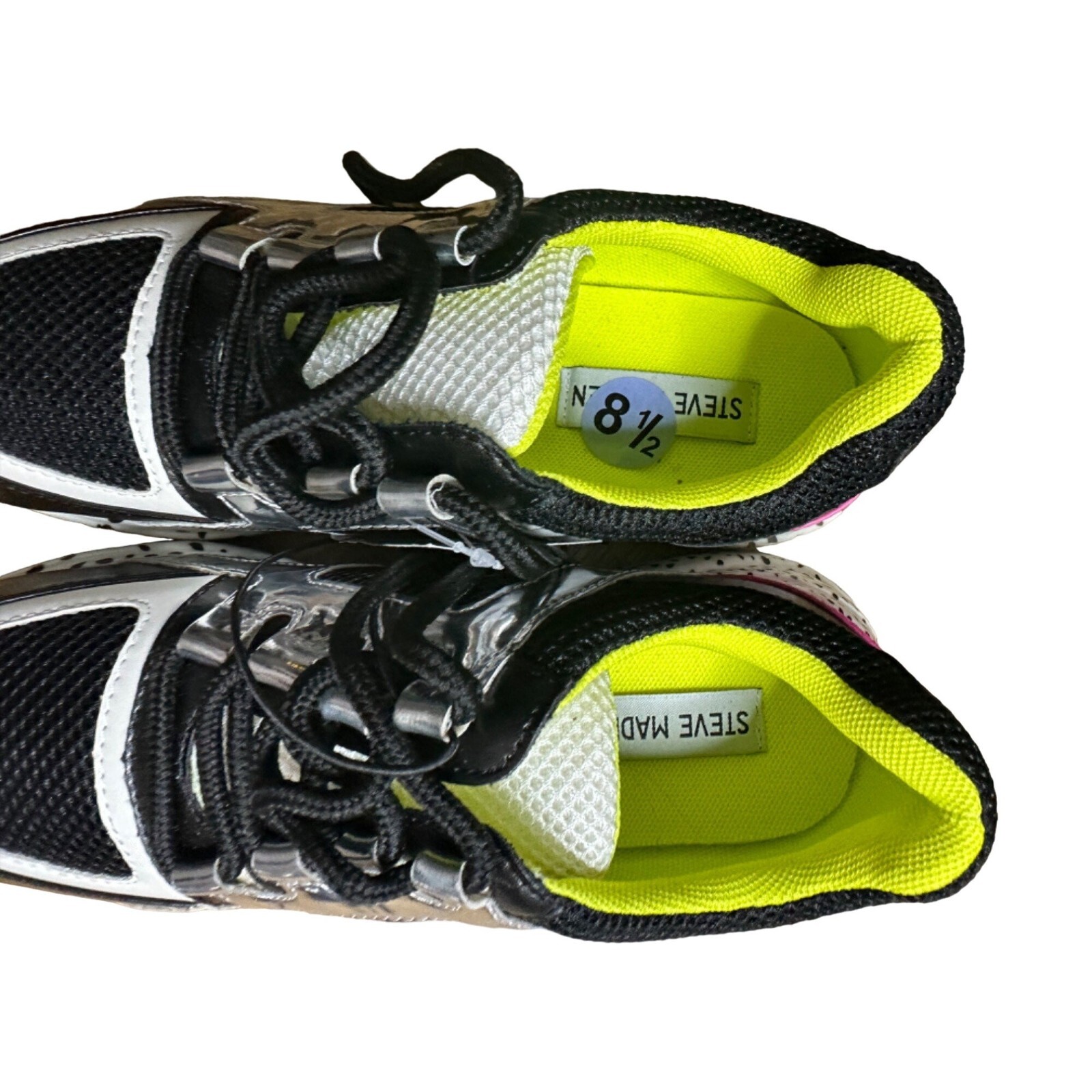 Steve Madden Women’s Sneakers Black/Multicolor Size US 8.5 EUR 40 UK 6.5 AU 8.5
