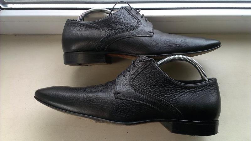 women hugo boss heels black leather 41