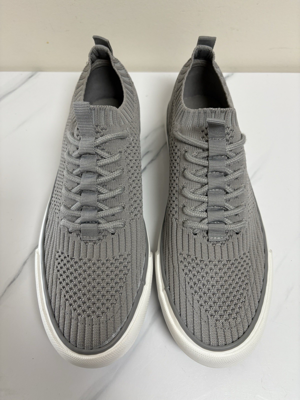 Gypsy Jazz Gray Knit Slip On Sneakers Womens Size 8.5 Low Top Casual Shoes
