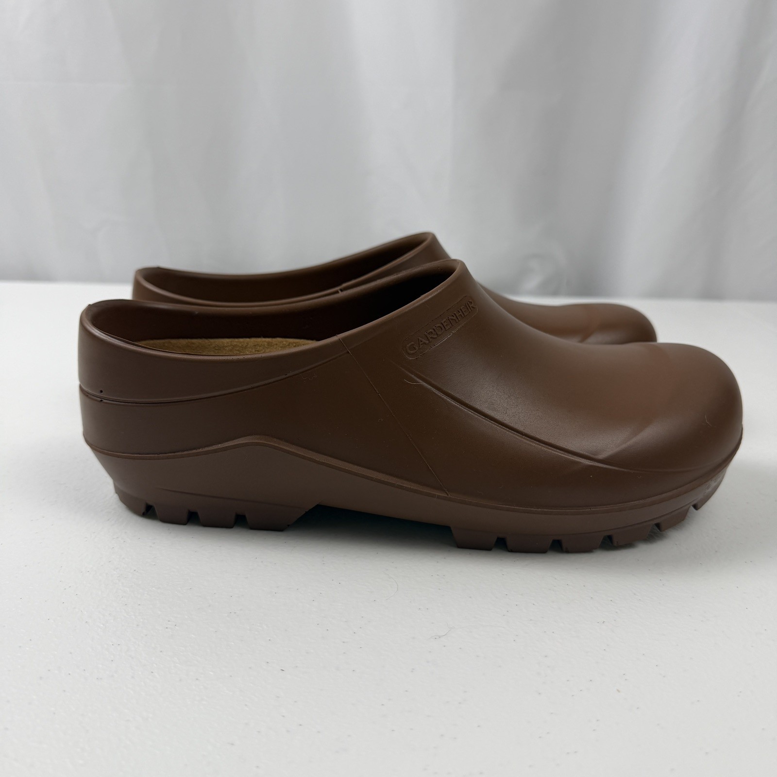 Gardenheir Italian Garden Clogs Caramel EU 42 (W 11-11.5, M 9-9.5) Cork Insole