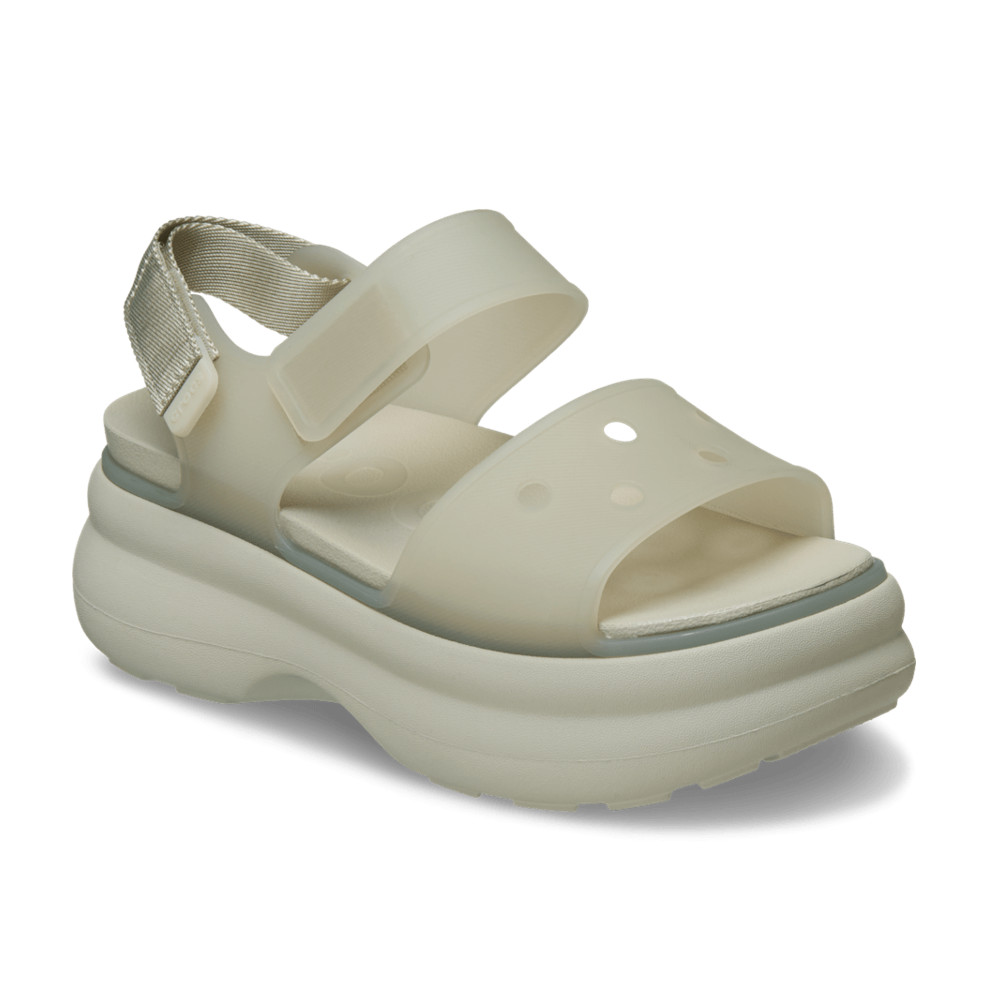 NEW CROCS Soho Frosted Y Strap Sandal 212651 Meteor Beige