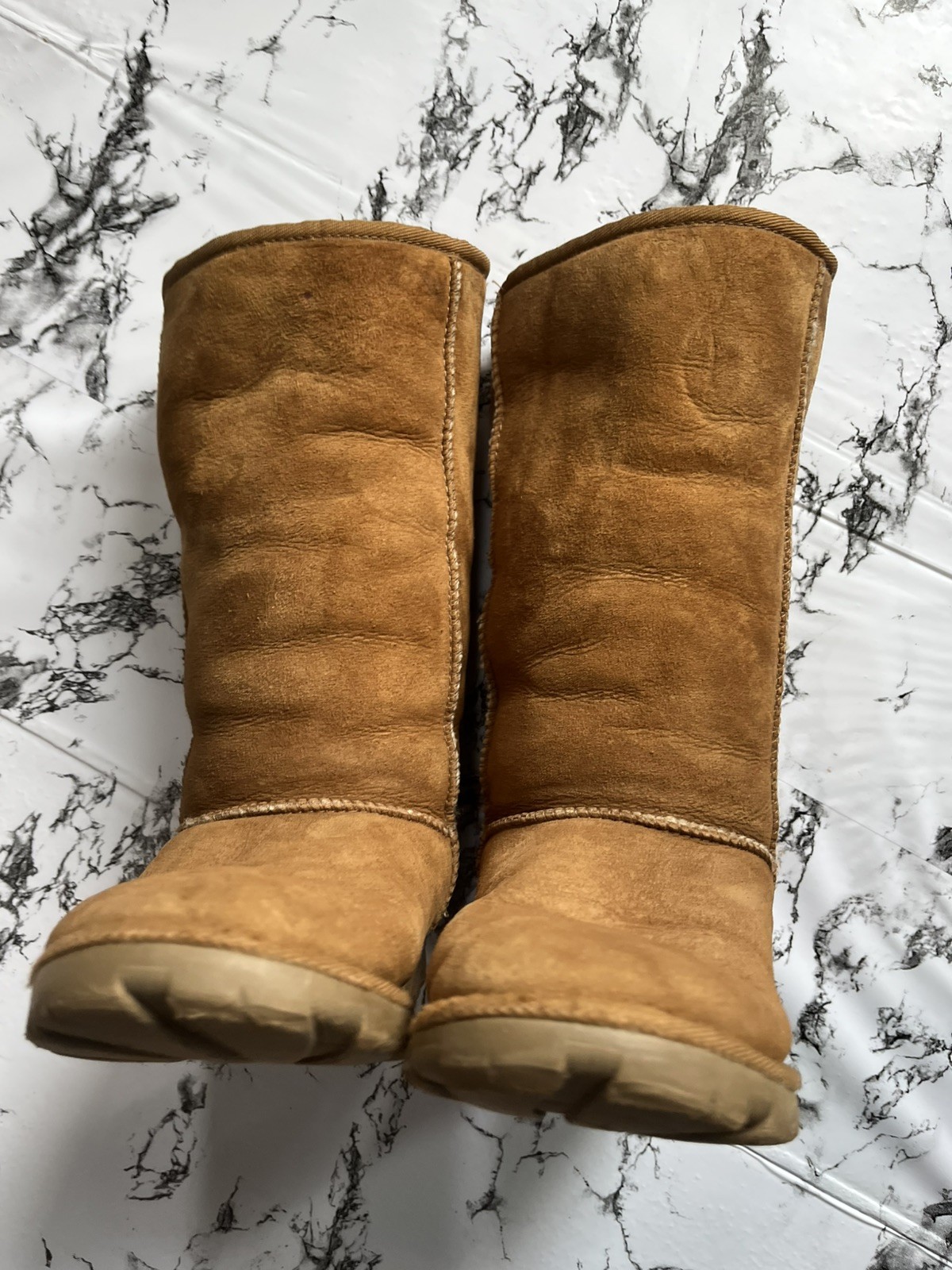 UGG ESSENTIAL TALL WOMENS BOOTS IN CHESTNUT size W8