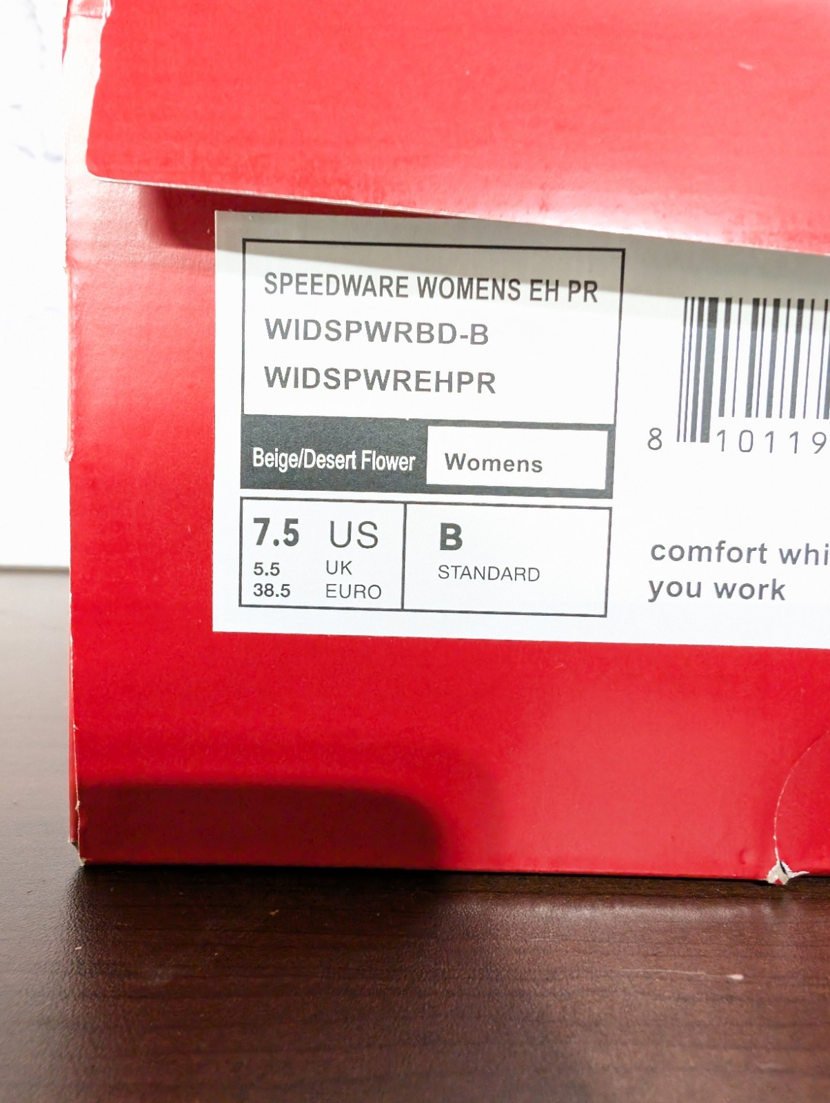 New Balance Womens Speedware Composite Toe Work Safety Shoe Desert Flower Sz 7.5