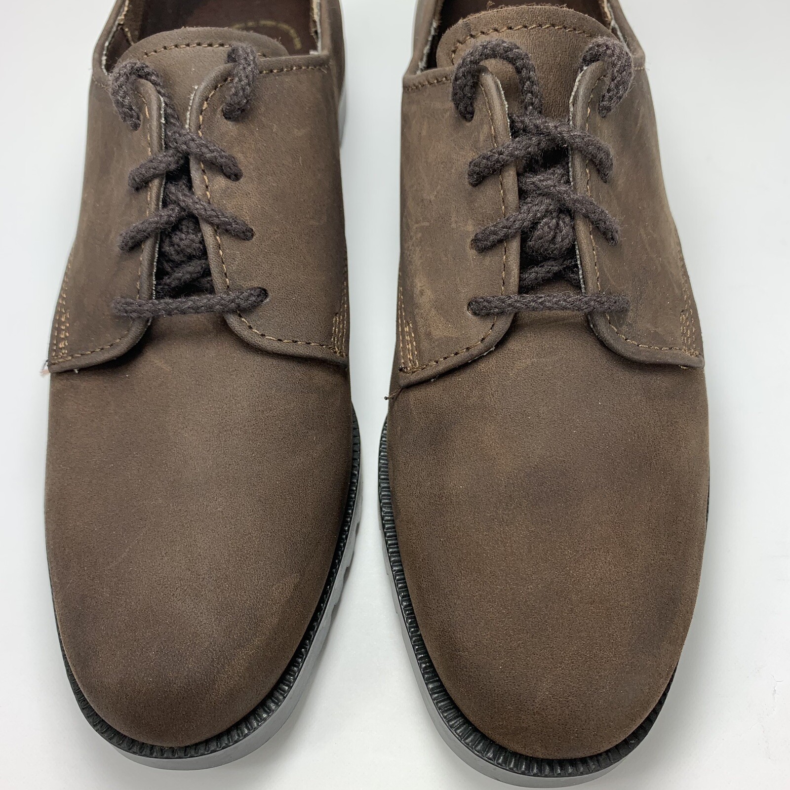 Dexter Shoes Womens 7.5 M Brown Leather Derby Oxford Lace Up Workwear NEW