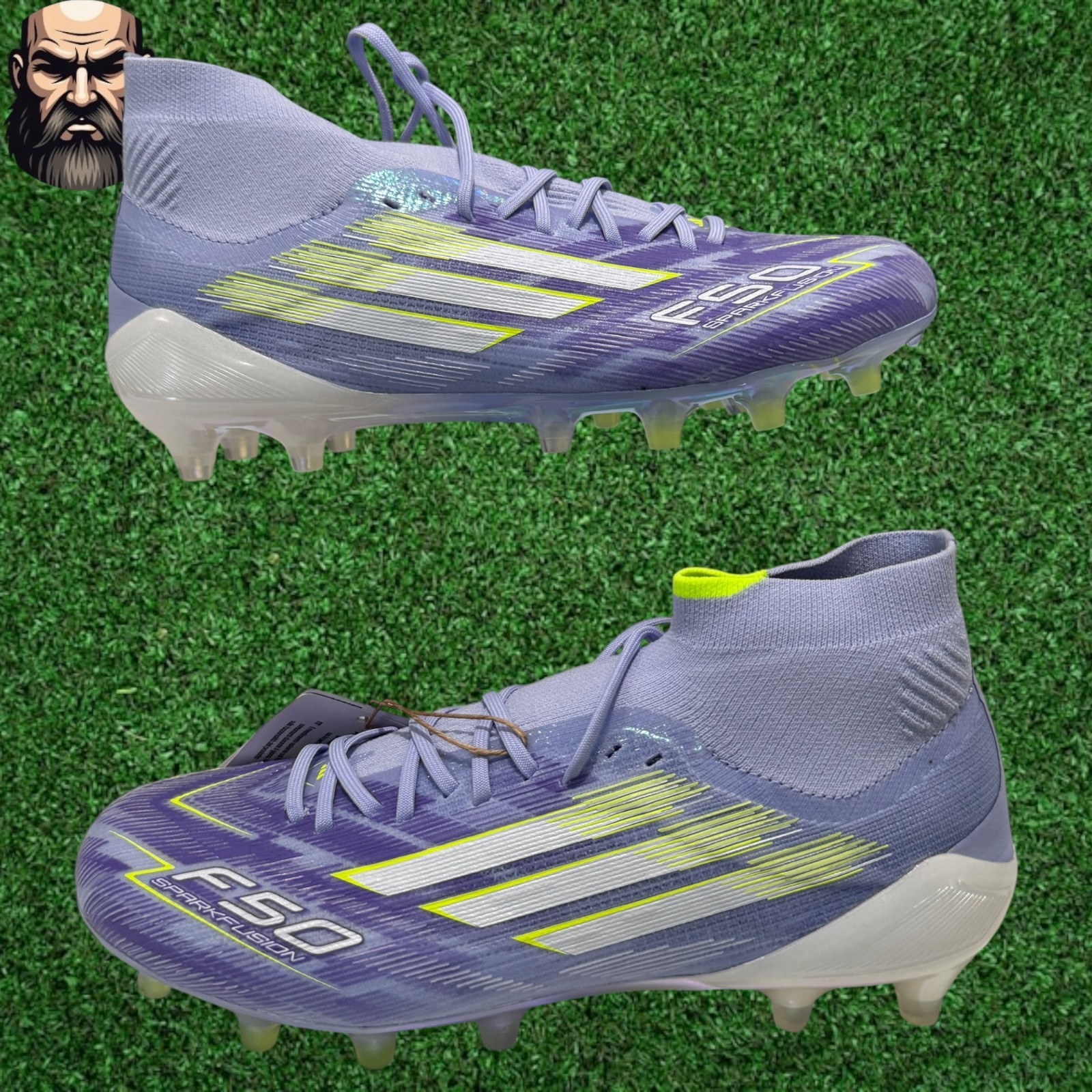 Adidas F50 Sparkfusion Elite Mid FG Soccer Cleats JH7648 Women’s Size 4.5