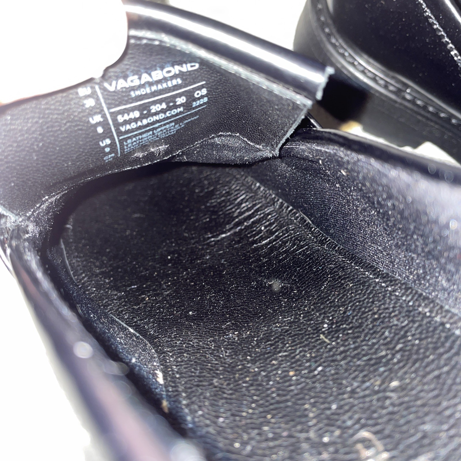 Vagabond Platform Loafers Womens Size 9 M Black Leather Going Out Party NWOB