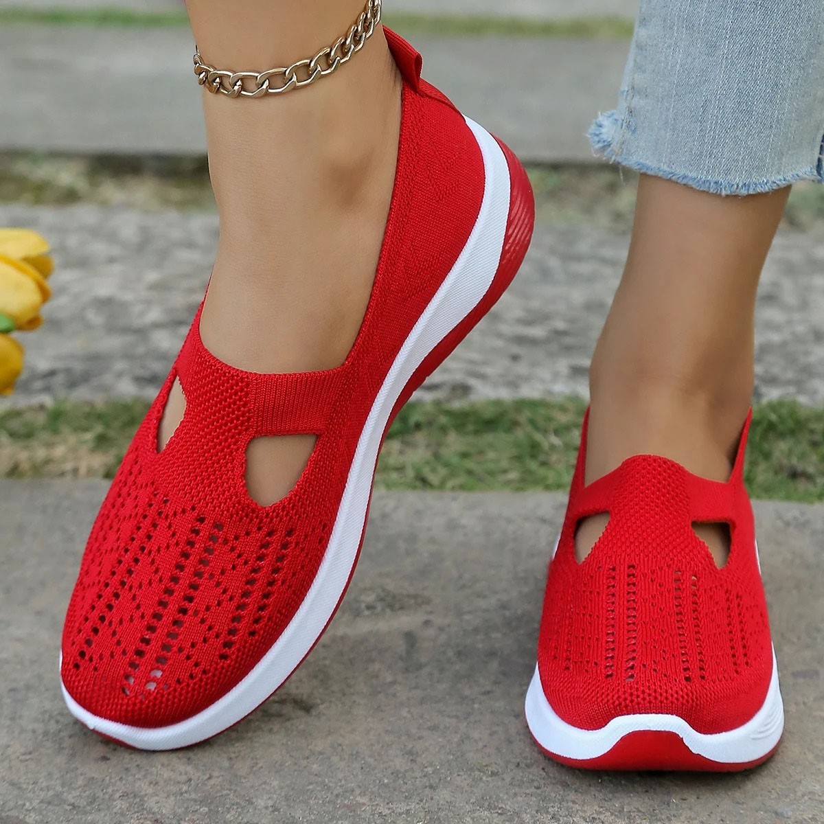 Women’S Casual Shoes Breathable Comfortable Orthopedic Shoes Non Slip Sneakers