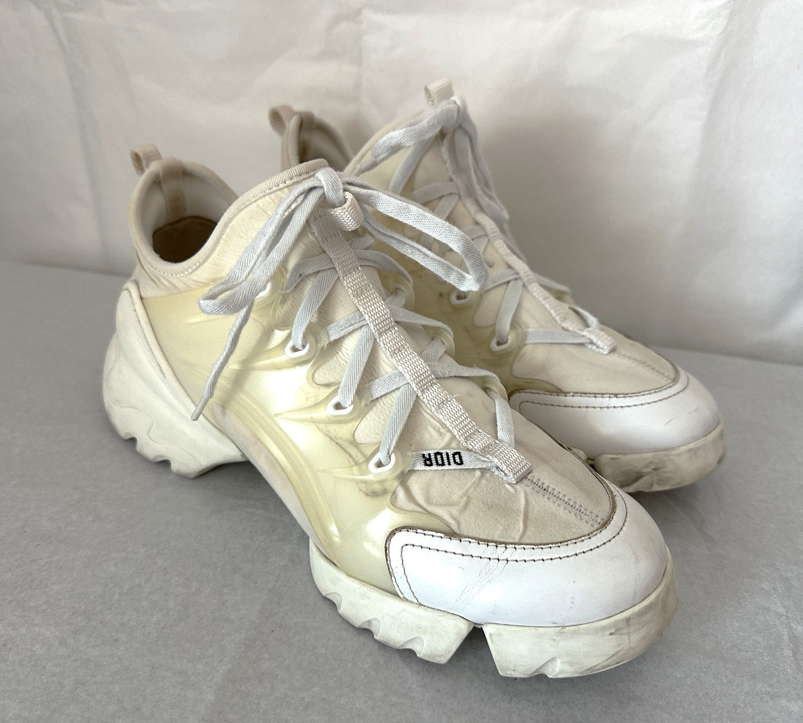 Dior White Sneakers Women/Men 39.5/9.5 Italy