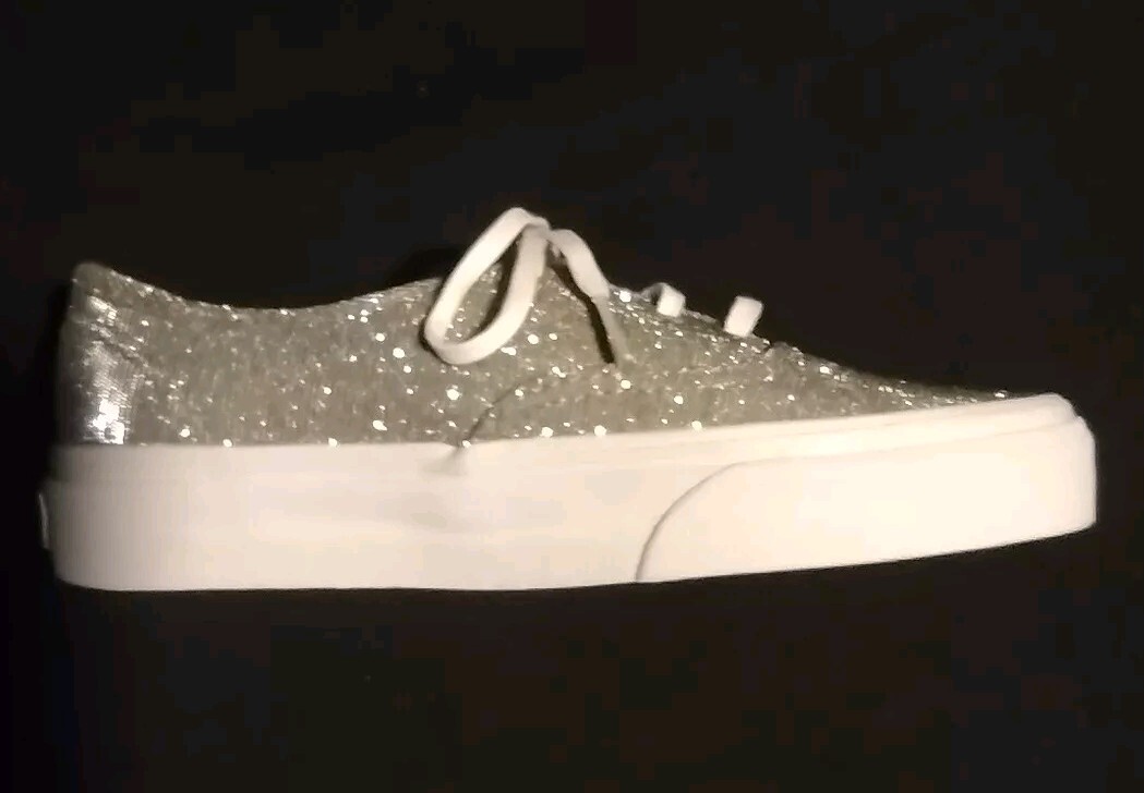 Vans New Gold Silver Glitter Sneakers Women’s Sz 5 Men’s Sz 3.5 Y2k
