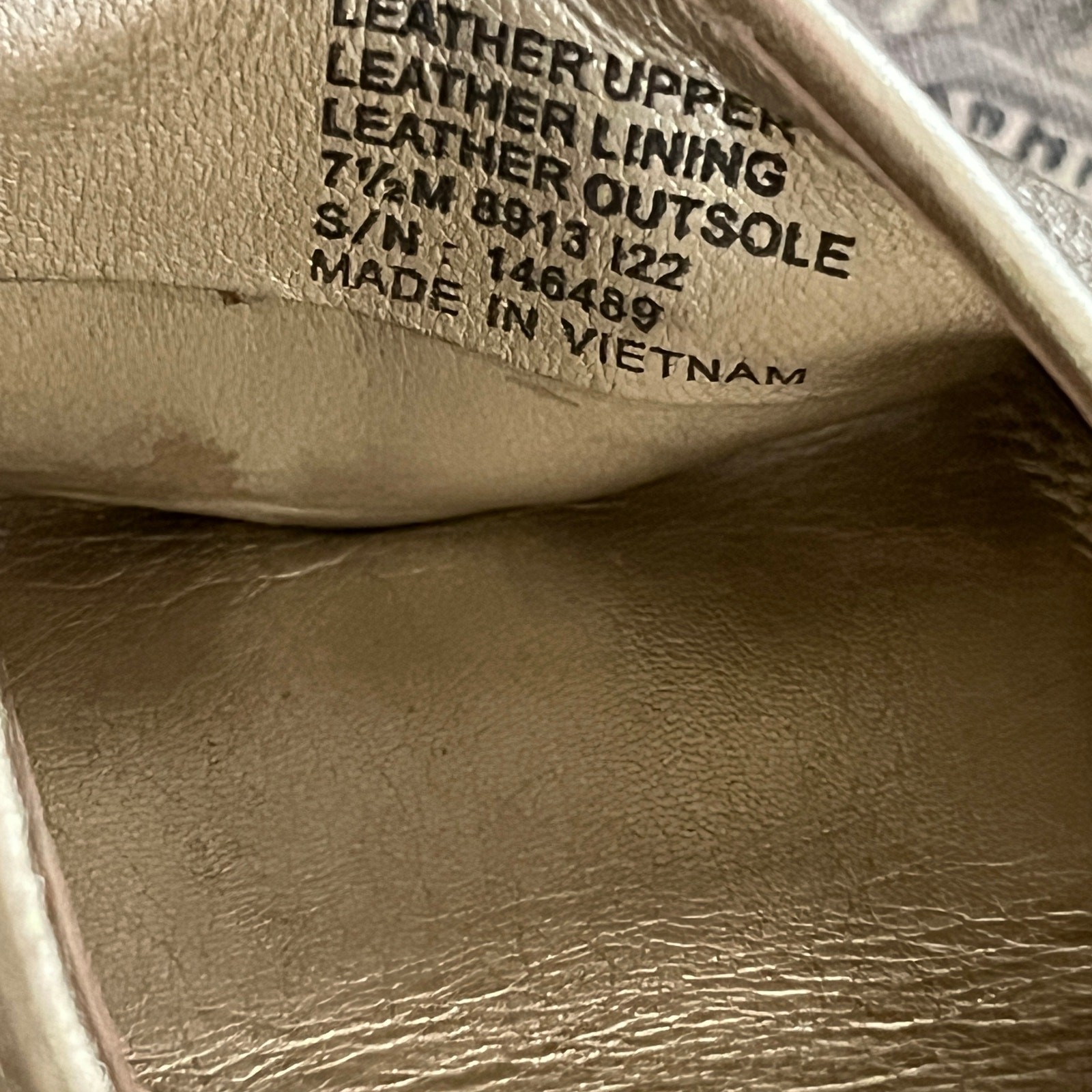 Tory Burch Eleanor Metallic Gold Medallion Mule Sandals sz 7.5