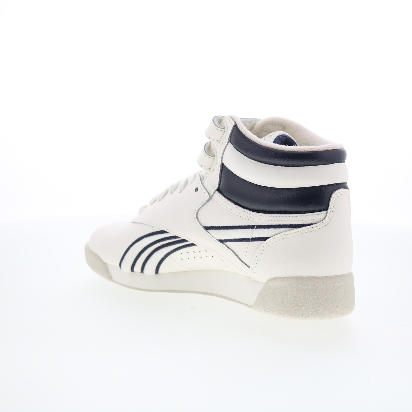 Reebok X SI Freestyle HI Womens White Leather Lifestyle Sneakers Shoes