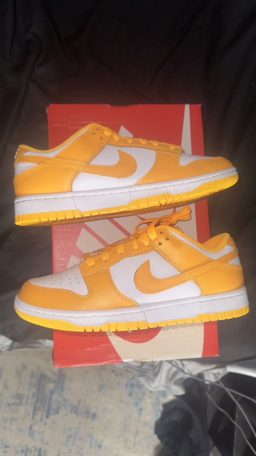Nike Dunk Low Lazer Orange Women Size 7.5 DD1503-800