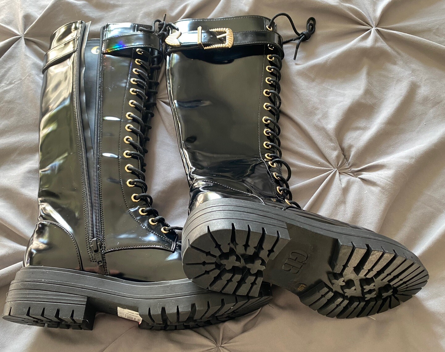 Women’s Boots Long Size 6.5M Brand Gianni Bini- Color Black MSRP $179