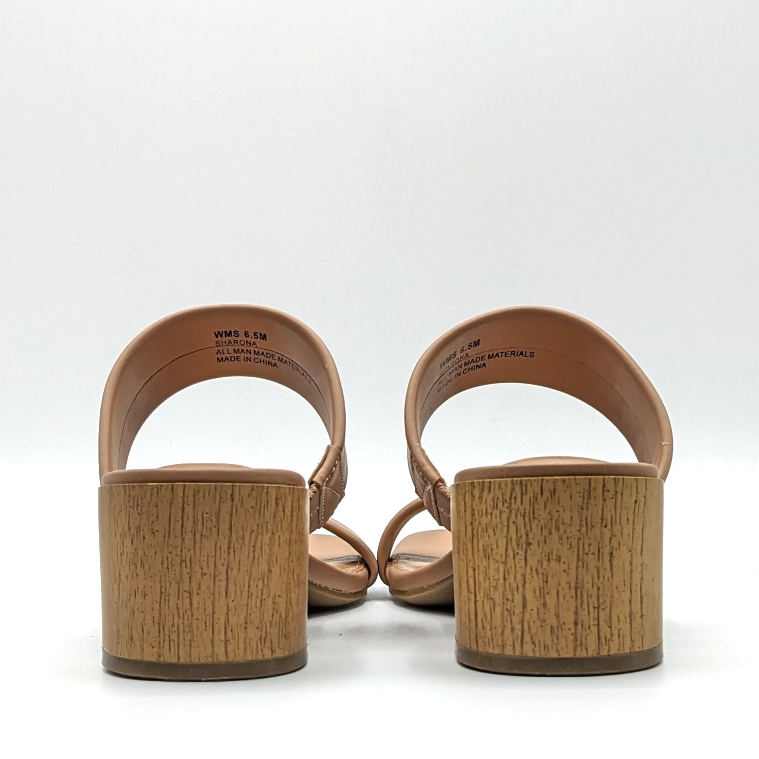 dv by Dolce Vita Sharona Women’s Dual Straps with Block Heel Sandals (Café) NEW