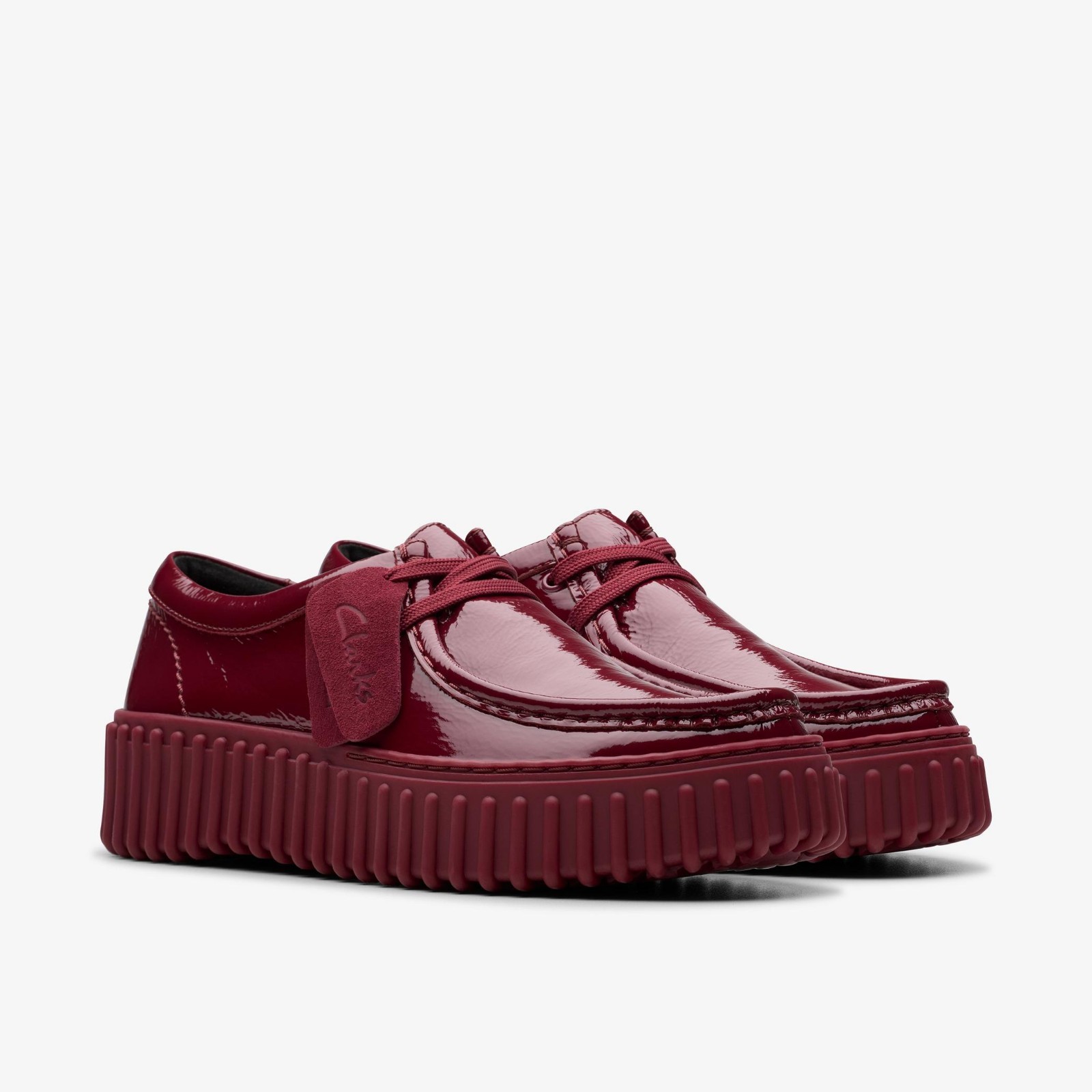 Clarks Women’s Torhill Bee Burgundy Patent Leather 26179115
