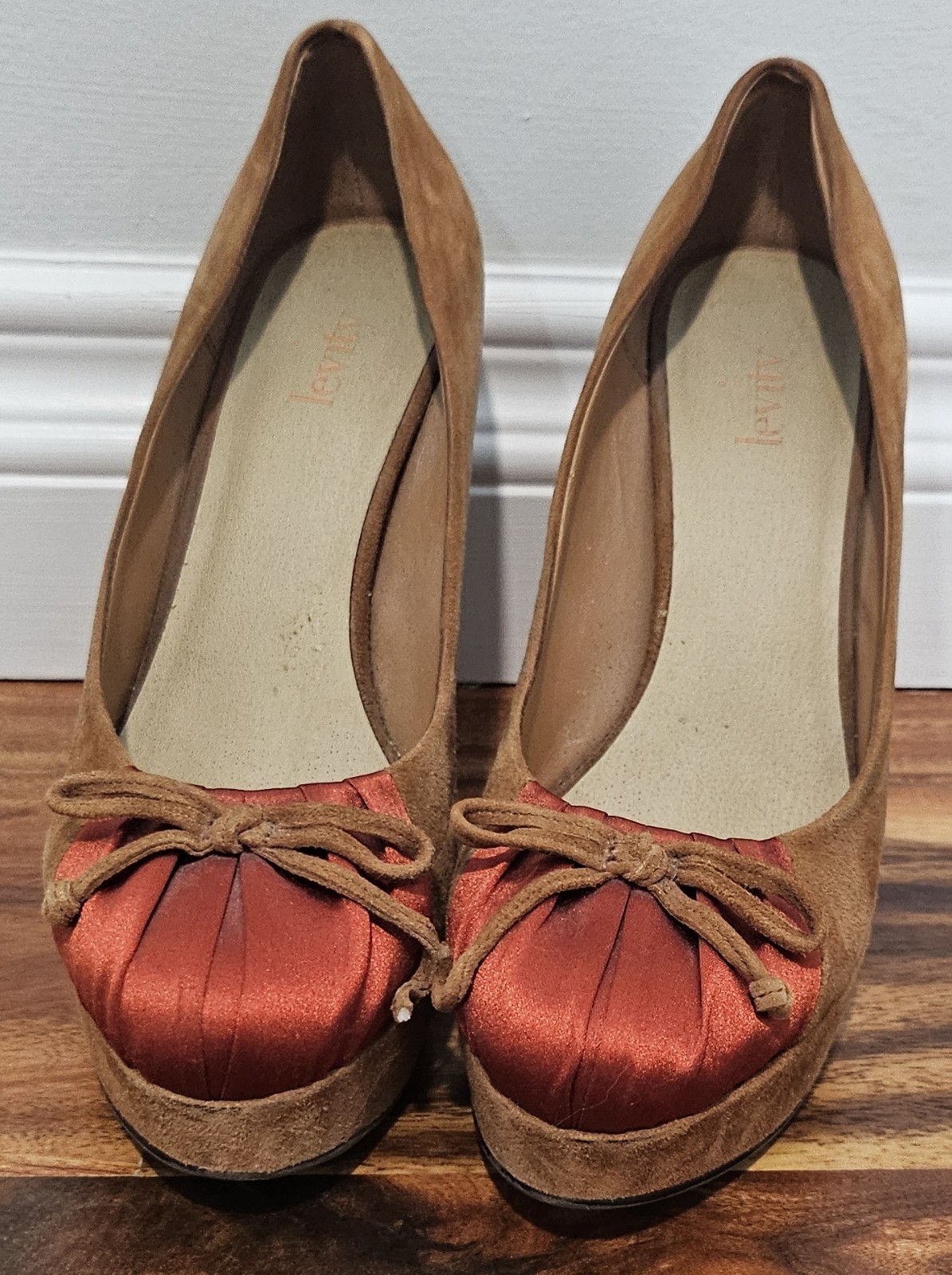 Levity Burnt Orange Heels Size 7M – Used