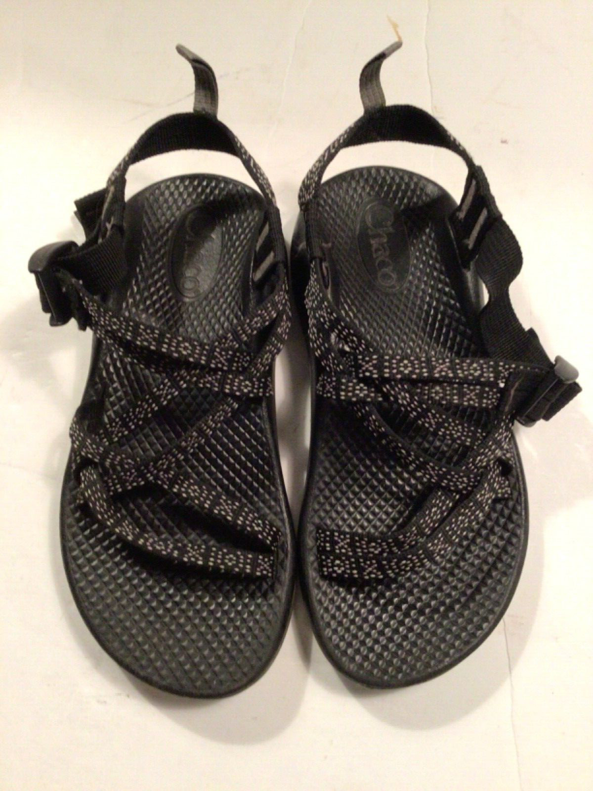 Chaco Strappy Sandals Black 2 Beach Walking Kayak Activewear Casual EUC