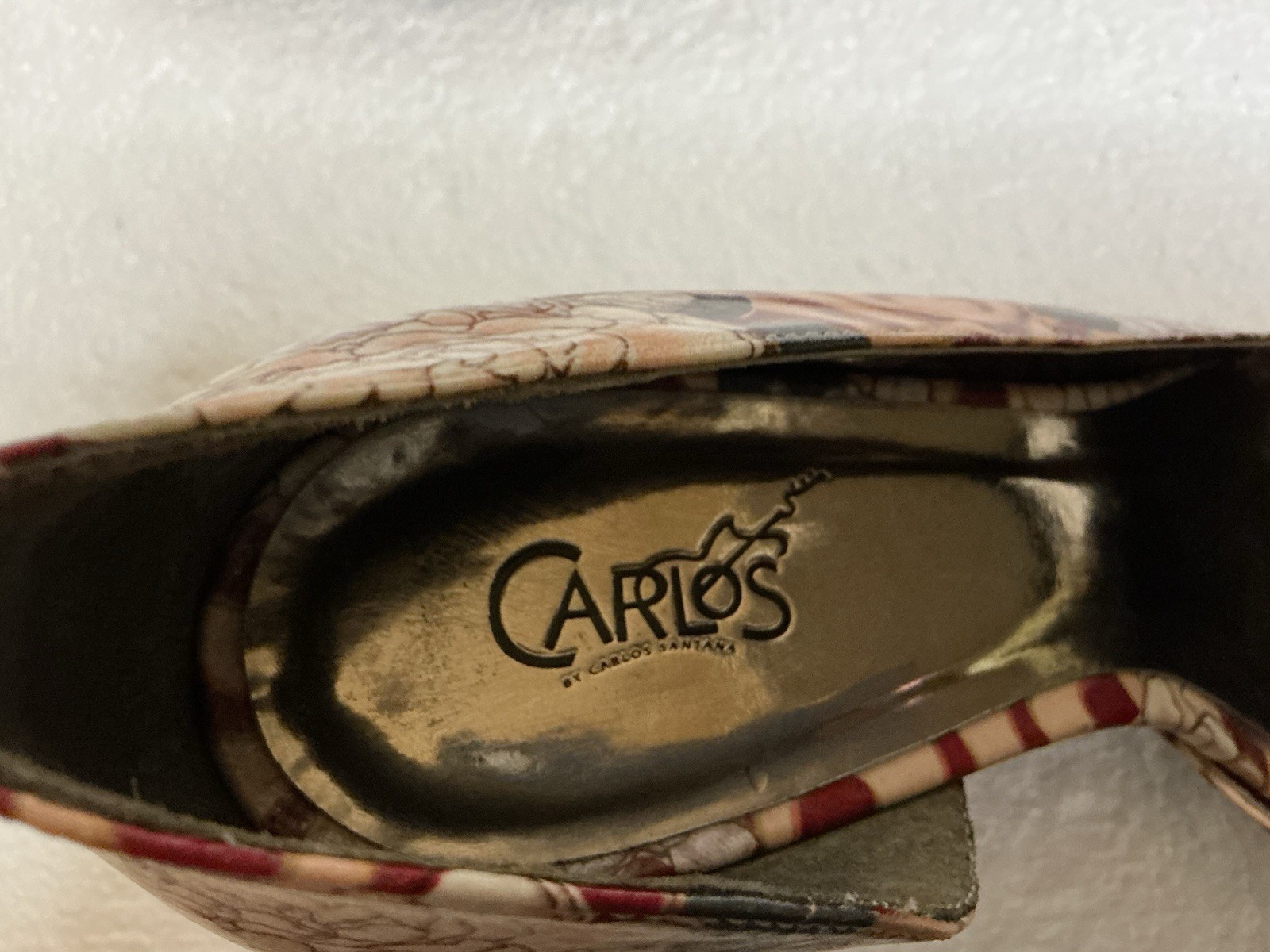 Carlos by Carlos Santana Elite Heels 9.5M Floral Pointed Toe D’Orsay Pumps
