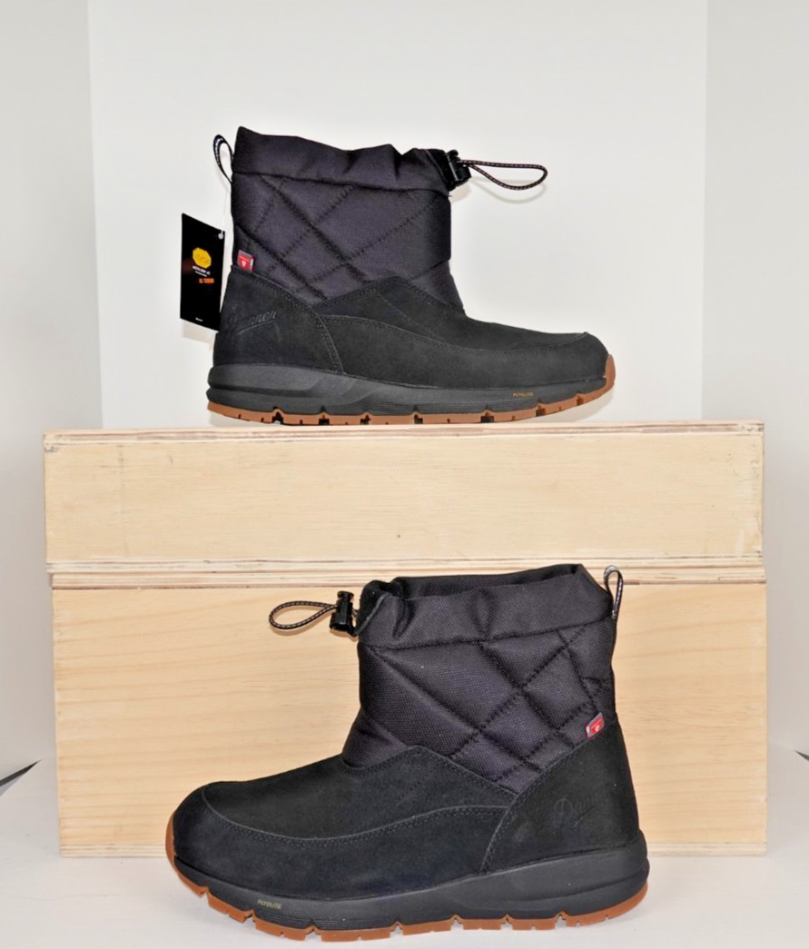 Danner 7″ Cloud Cap 400G Waterproof Hiking Suede Boots Black 38521 Sz 10 New Box