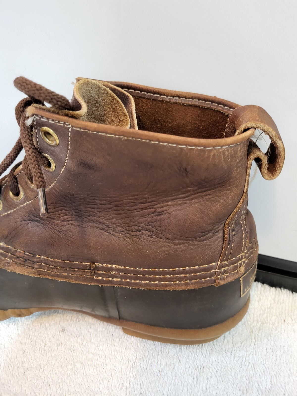 Vintage LL Bean Boots Womens 8 Maine Waterproof Hunting Shoe Duck Boot