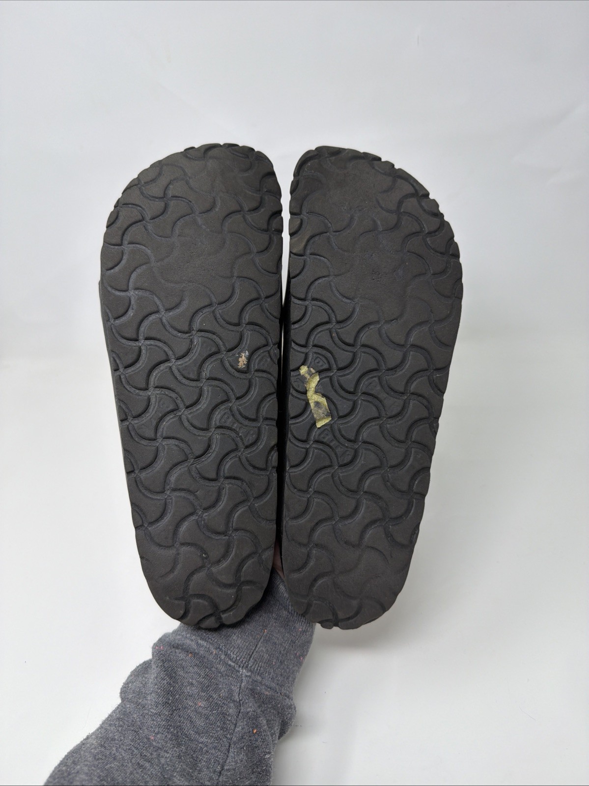 Birkenstock Arizona Eva Black Double Buckle Slides 40 Wom 9/Men 7 Narrow Sandals