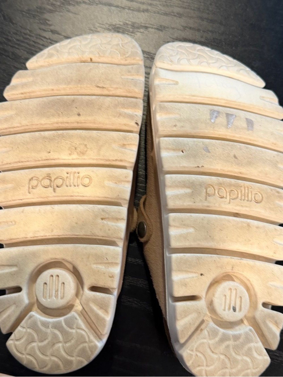 Birkenstock Papillio By Birkenstock Boston Clog Women’s 36 Beige Platform Shoes