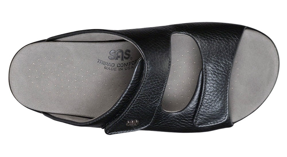 SAS Cozy Sandal Black 11 WW Double Wide, Women’s Shoes New In Box Save Big