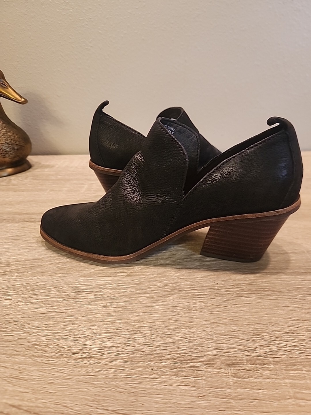Lucky Brand Womens LK Victorey Black Shooties Shoes 6.5 Medium (B,M)