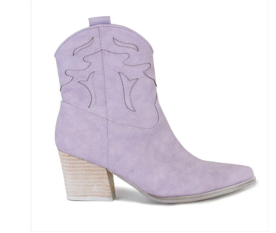 Beast Fashion Women’s Western Lilac Bootie Select Size