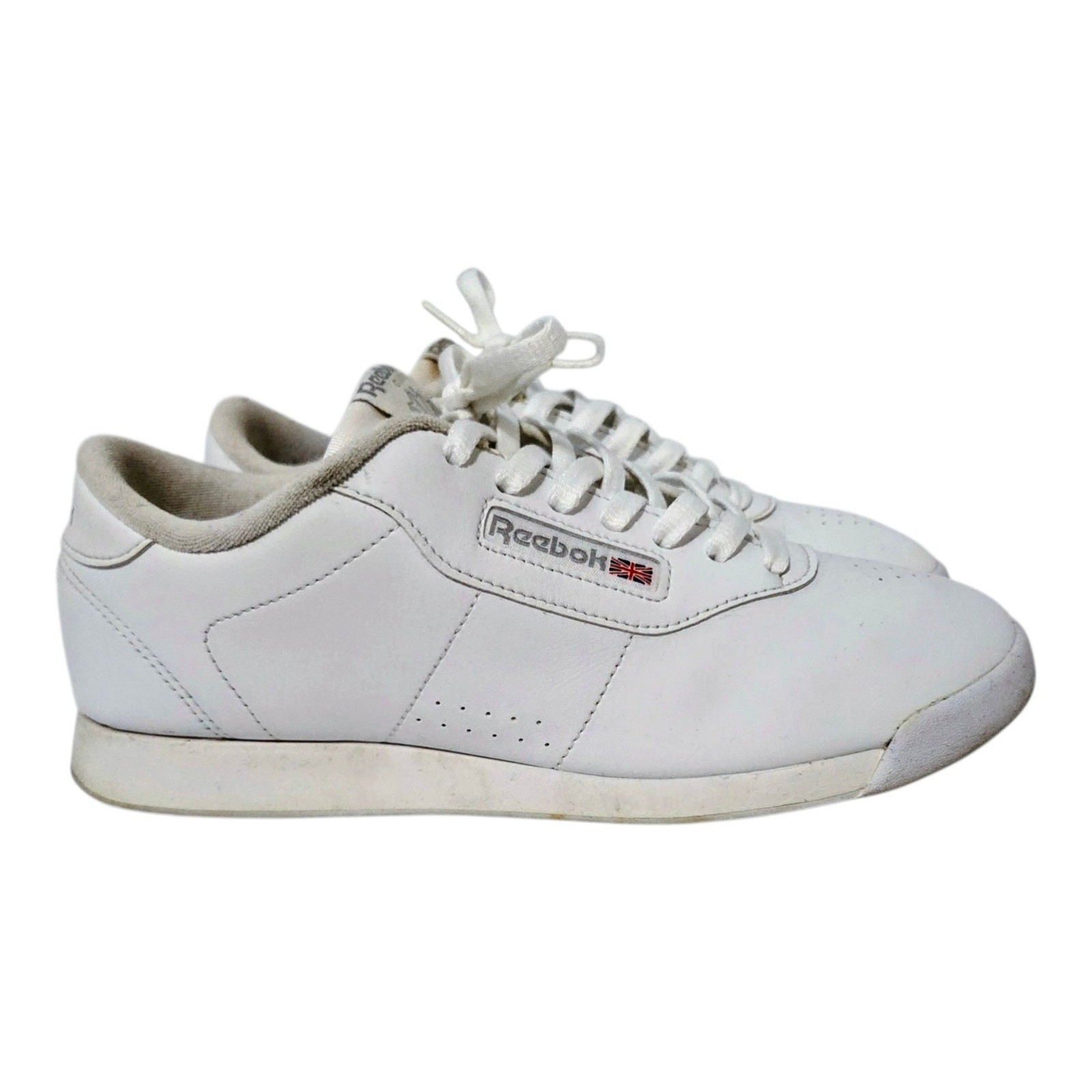 Reebok Classic Princess Womens 10 White Low Top Lifestyle Walking Sneakers