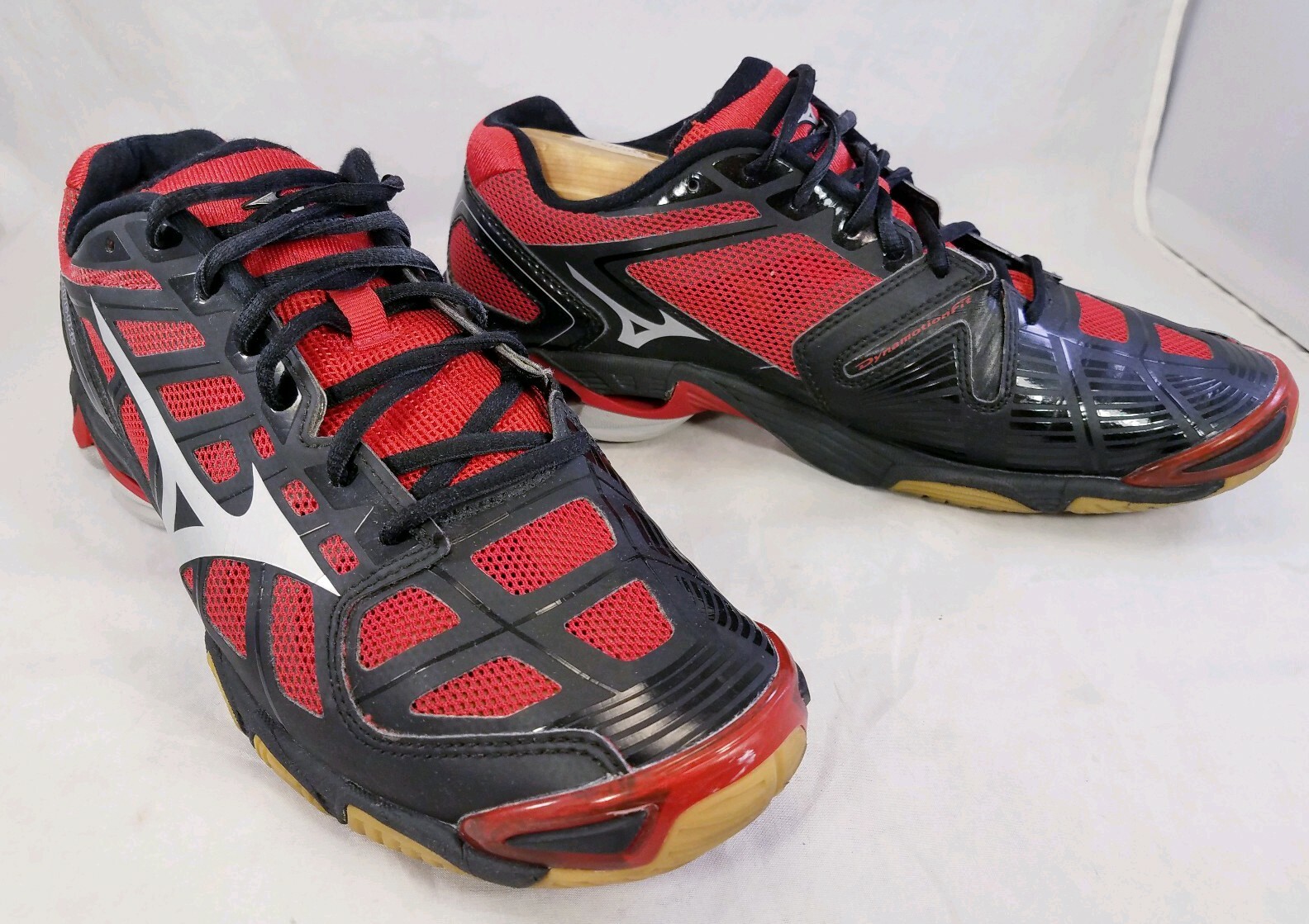 MIZUNO WAVE LIGHTNING RX2 WOMAN VOLLEYBALL SNEAKERS SHOES RED BLACK SIZE 11/42.5