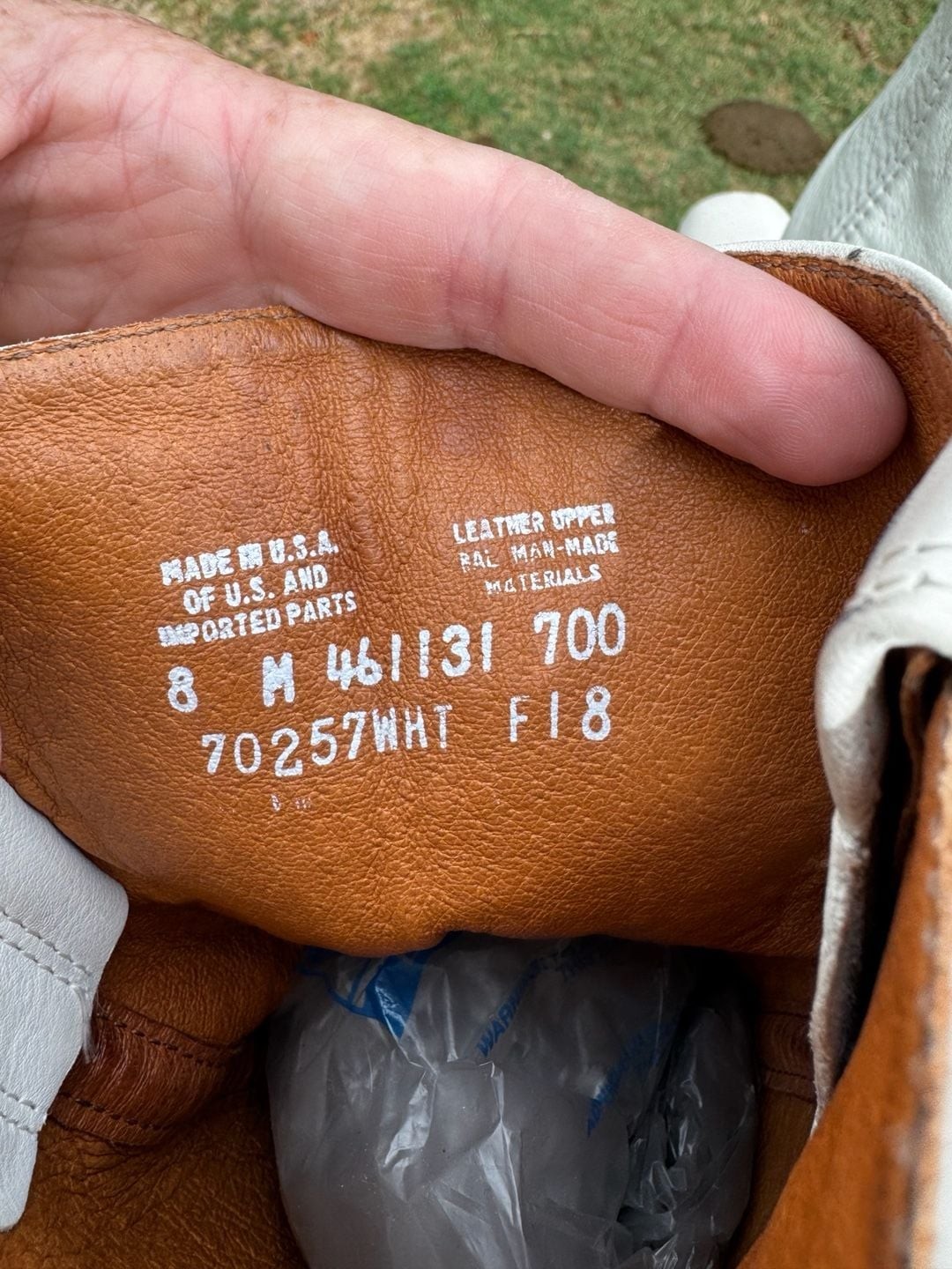 Frye Harness 12R Leather Engineer Boots in White
