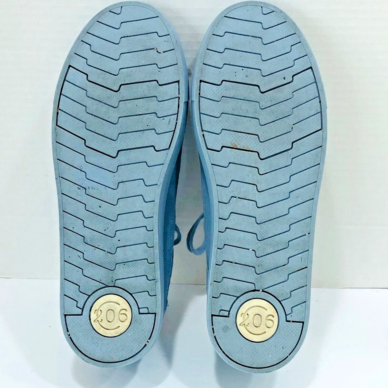 206 Collective Womens Sneakers Lemolo Blue Suede Size 9.5B Activewear Casual