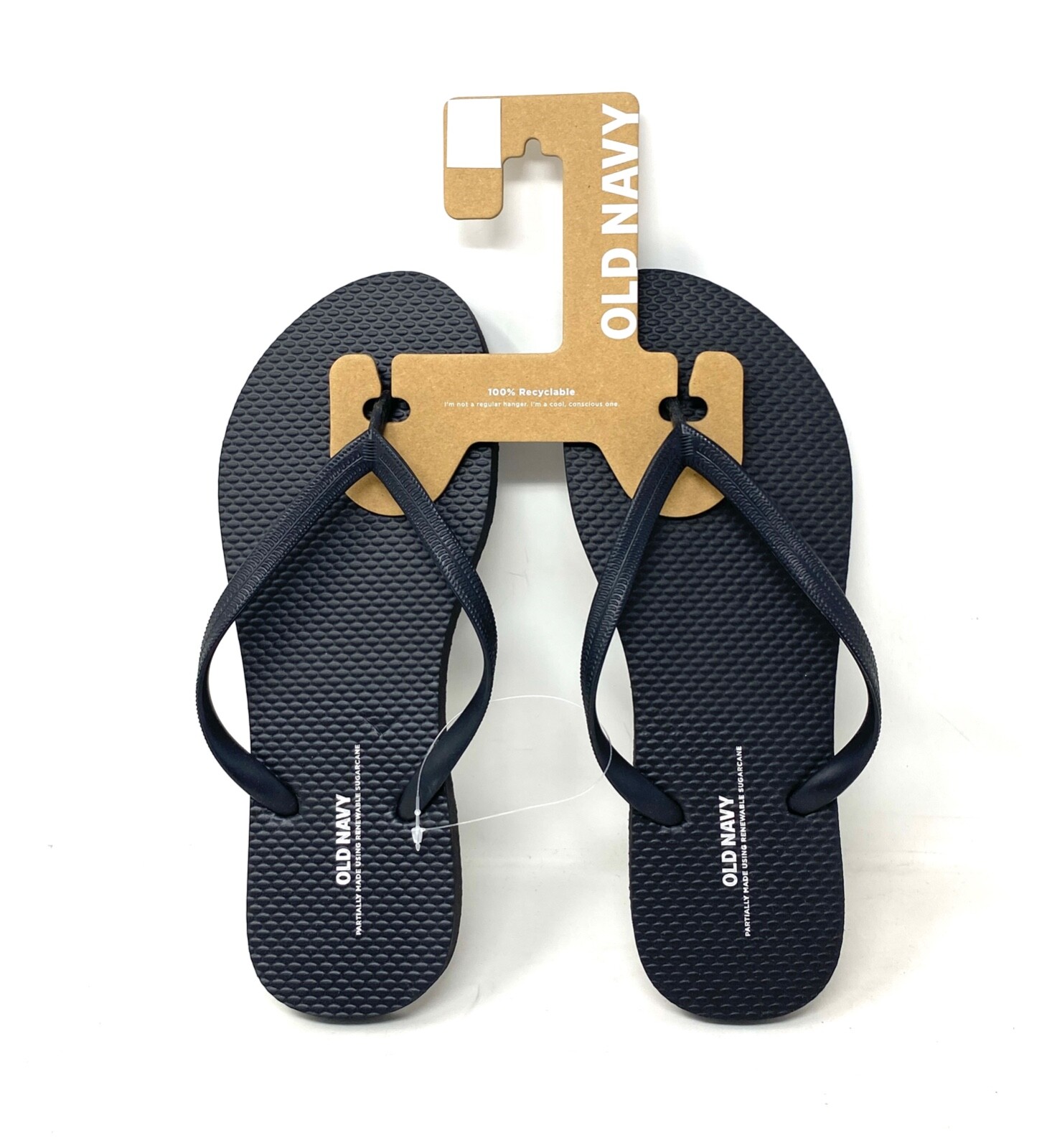 Old Navy Flip Flop Sandals for Woman Black Rubber Summer 737433-00-1