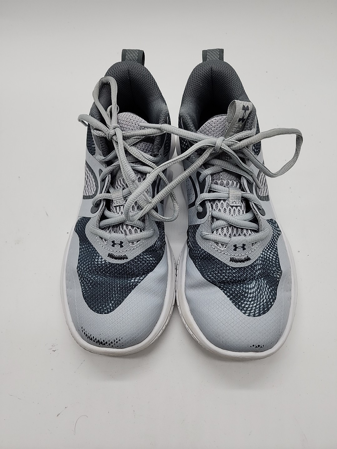 Under Armour Flow Breakthru 3 Low Mod Grey White Women’s Basketball Shoe Size 8