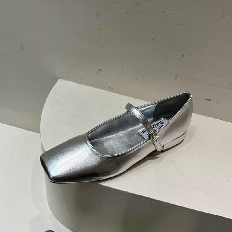 Women Flat Shoes Round Toe Shallow Soft Ballerina Shoes Casual Ballet Loafers