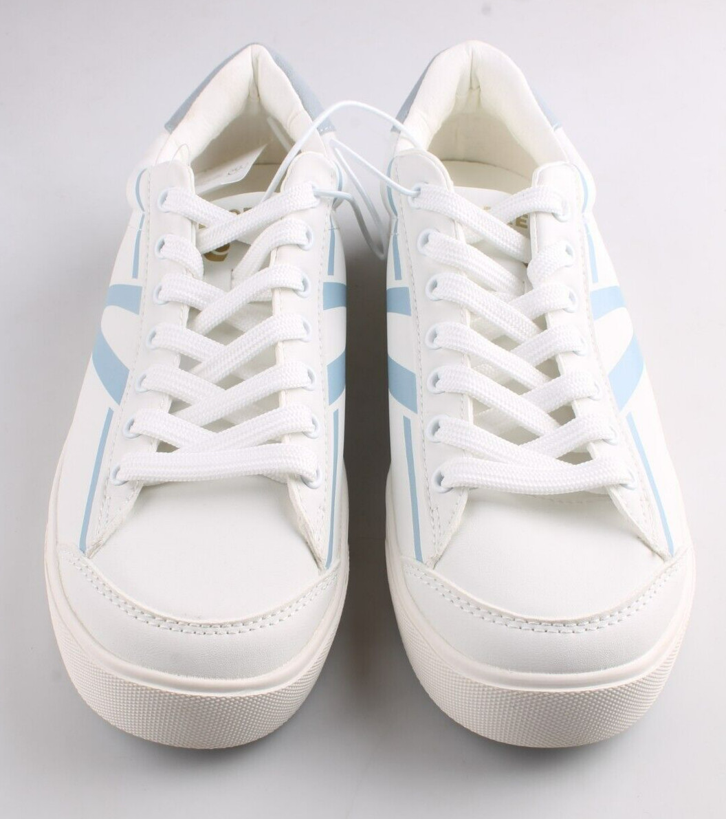 Tretorn “Serve” Women’s White Blue 7.5 8 8.5 9 Memory Foam Footbed Sneaker NEW