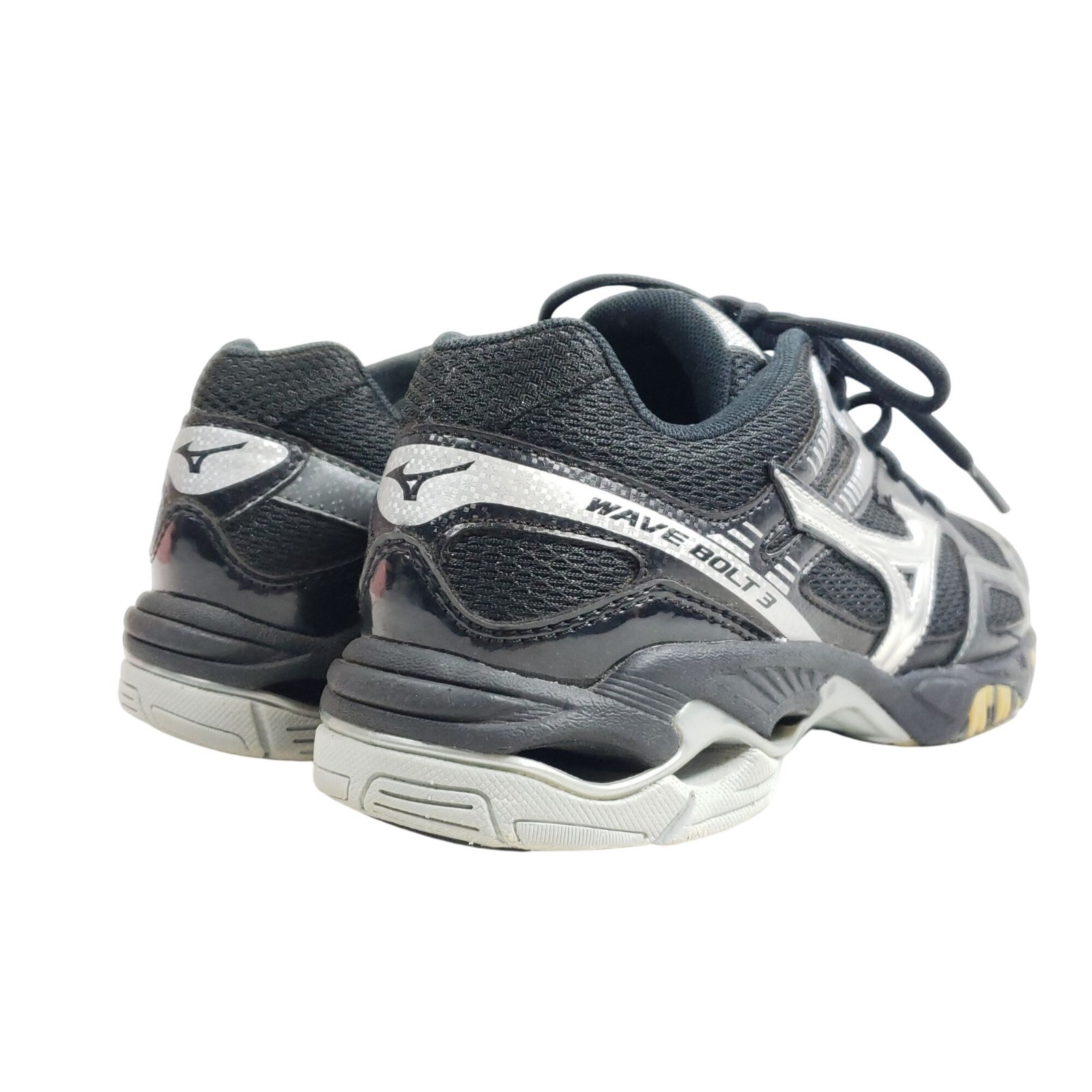 Mizuno Wave Bolt 3 Womens Size 9.5 Volleyball Shoes Black/Silver