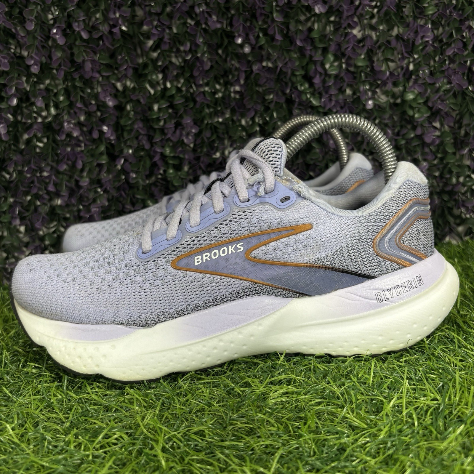 Brooks Glycerin 21 Womens Size 8 B Purple Running Shoes Sneakers 1204081B544
