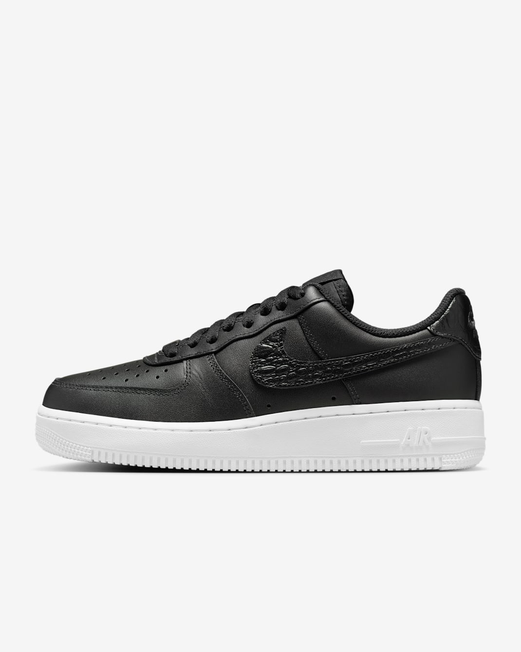 NIKE Women’s Air Force 1 ’07 SE IO4837-001 Black Neutral Gray White Black