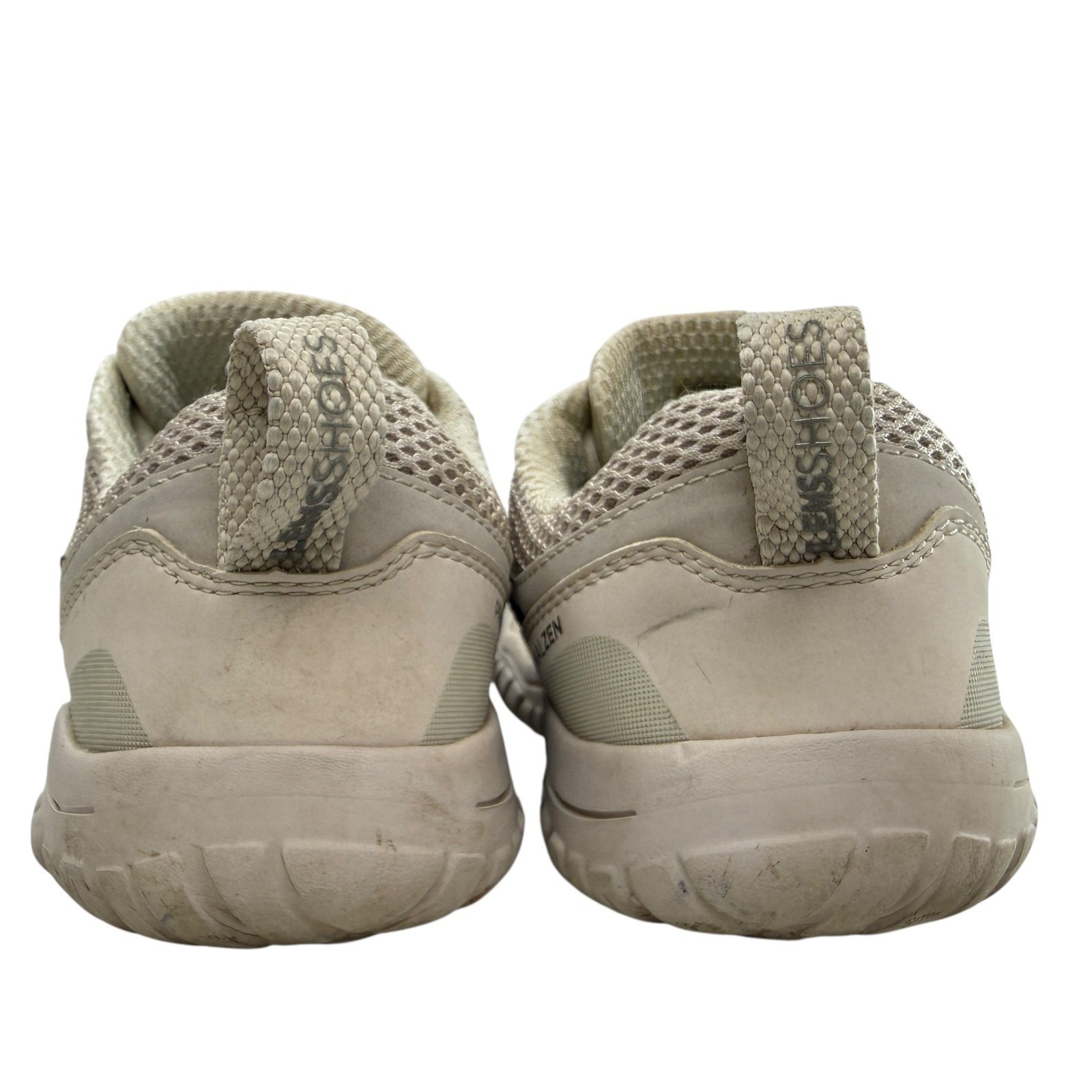 Lems Primal Zen Barefoot Sneakers Women Size 7 White Sand Mesh Suede