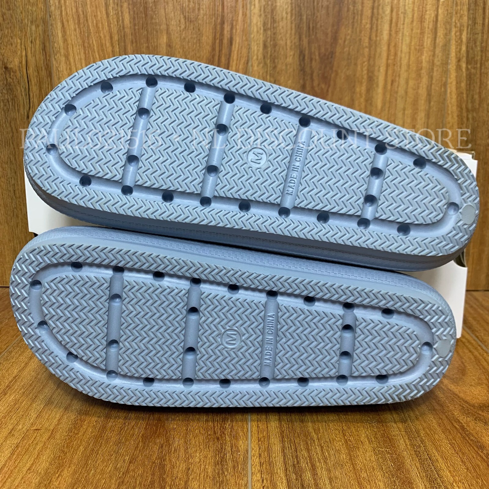 32 DEGREES COOL Cushion Slides Unisex (W)Women’s (M)Men’s ~ Blue~ Size S M L XL