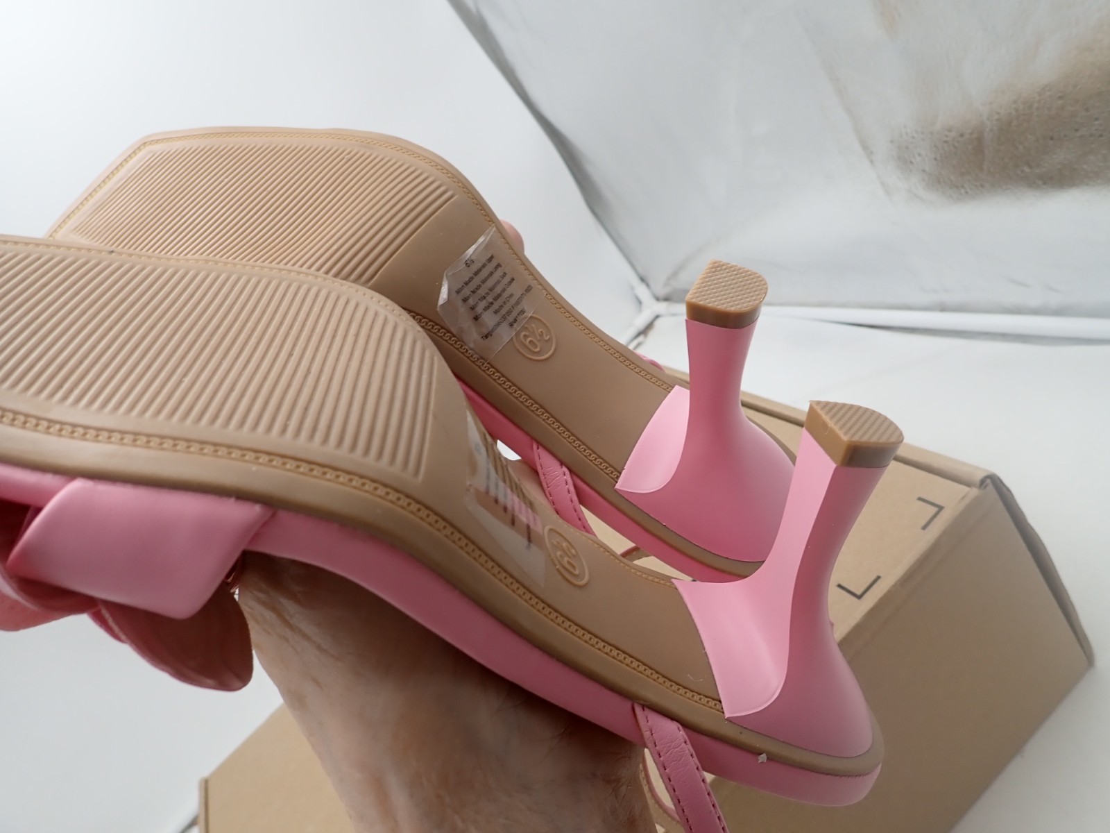 Women’s Antonette Pink Flowered Heels – A New Day sizes 6.5, 8, & 8.5
