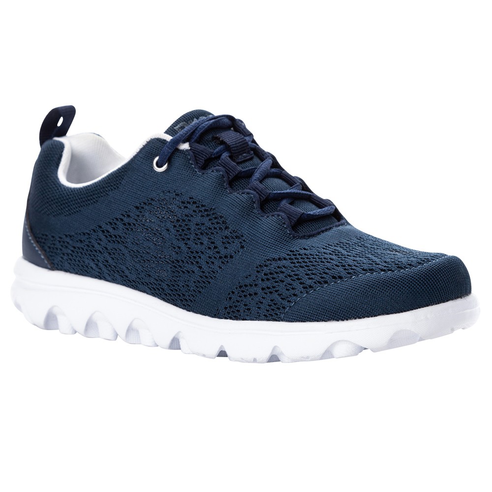 Propet Travelactiv Lace Up Womens Blue Sneakers Casual Shoes W5102NAV